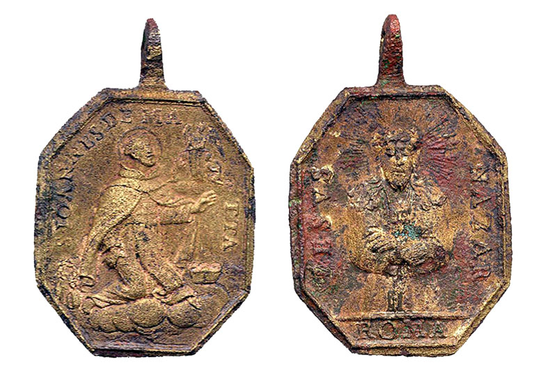 photo of a religious medallion