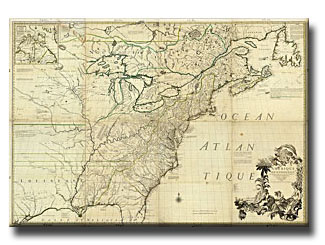 map by John Mitchell, 1756