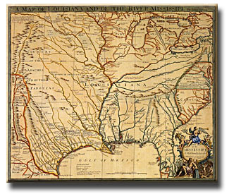 map by John Senex, 1718/19