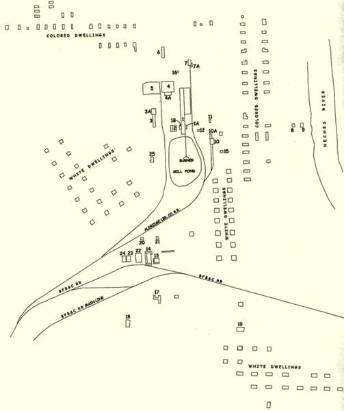 map of Aldridge Saemill