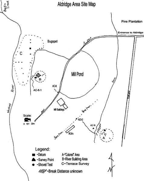 map of site