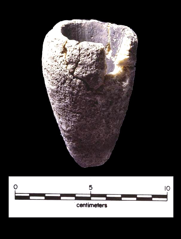 Stone pipes such as this specimen are rare finds in the Rio Grande Delta. Similar artifacts are widely distributed in Texas, although never common.