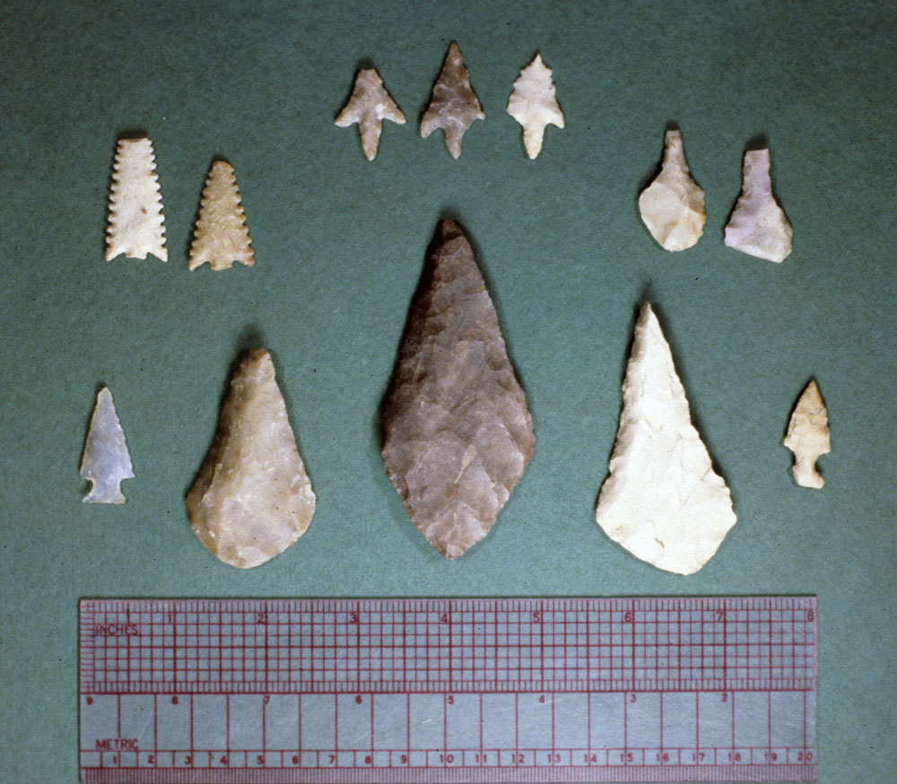 photo of projectile points