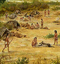 painting of south texas native people