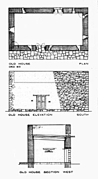 Plan and elevation of old Ramireno house by Dr. Eugene George, professor of architecture at UT San Antonio. George's documentation of the architecture of the region, correlated with photographs and other archival records, is a key resource in understanding the rich borderland's heritage and a stark reminder of what has been lost. 