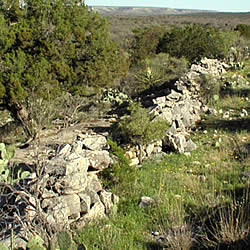 limestone wall