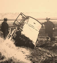 stagecoach in the mud