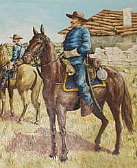 painting of Ft. McKavett