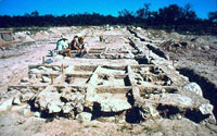 photo of the excavation