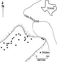 Gilbert site map, courtesy of Jay Blaine.