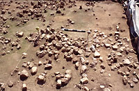 Close-up view of quartz feature next to House 4. Photo by Chuck Hixson.