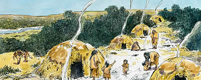 thumbnail of drawing of the rancheria