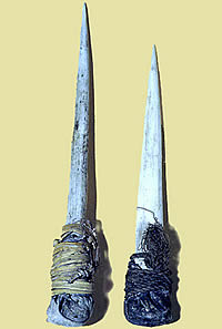 photo of bone awls