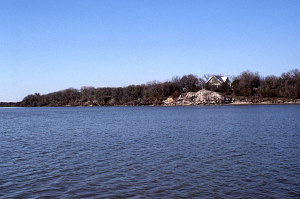 Image of northeast shore of Guadalupe Bay.