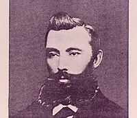 Former Travis County district clerk Ernst Hallman moved to his hill country lands in 1882 to raise sheep. Photo circa 1875, courtesy Travis County Bar Association and Senator Ralph Yarborough. 