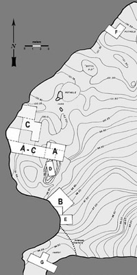 Map of Hinds Cave