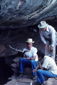 photo of visitors to the site