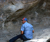 photo of Centennial Museum researcher John Davis