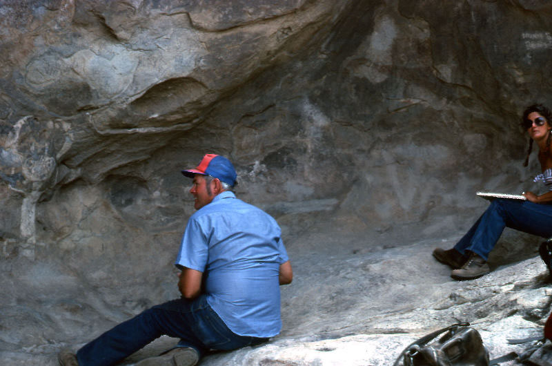 Painting of prehistoric peoples