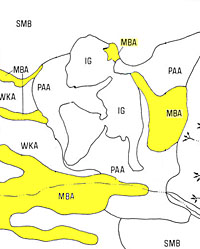 map of Mimbres soils, which have higher moisture retention properties