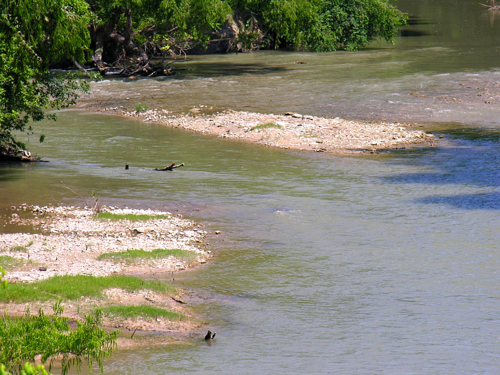 Photo of gravel bars