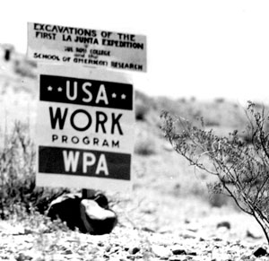 photo of WPA sign