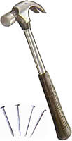 hammer and nails