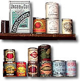 photo of canned food