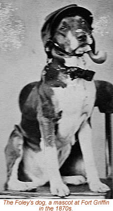 photo of the Foley's dog, pipe in mouth