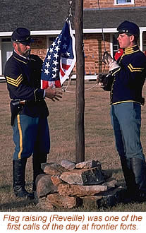 photo of soldiers raising the flag