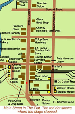 map of Main Stree in The Flat