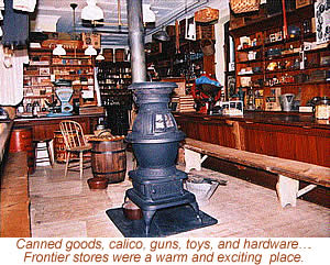 photo of the inside of a frontier store