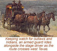 painting of stagecoach