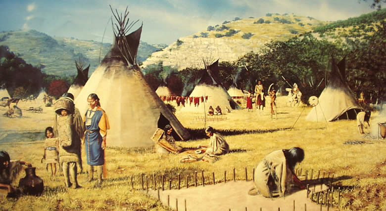 Lipan Apache camp