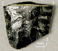 photo of obsidian