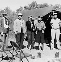 photo of field camp tents