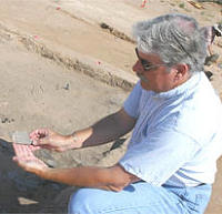 Photo Myles Miller, Principle Investigator at Madera Quemada.