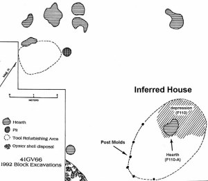 Image of plan of the Block Excavation area.