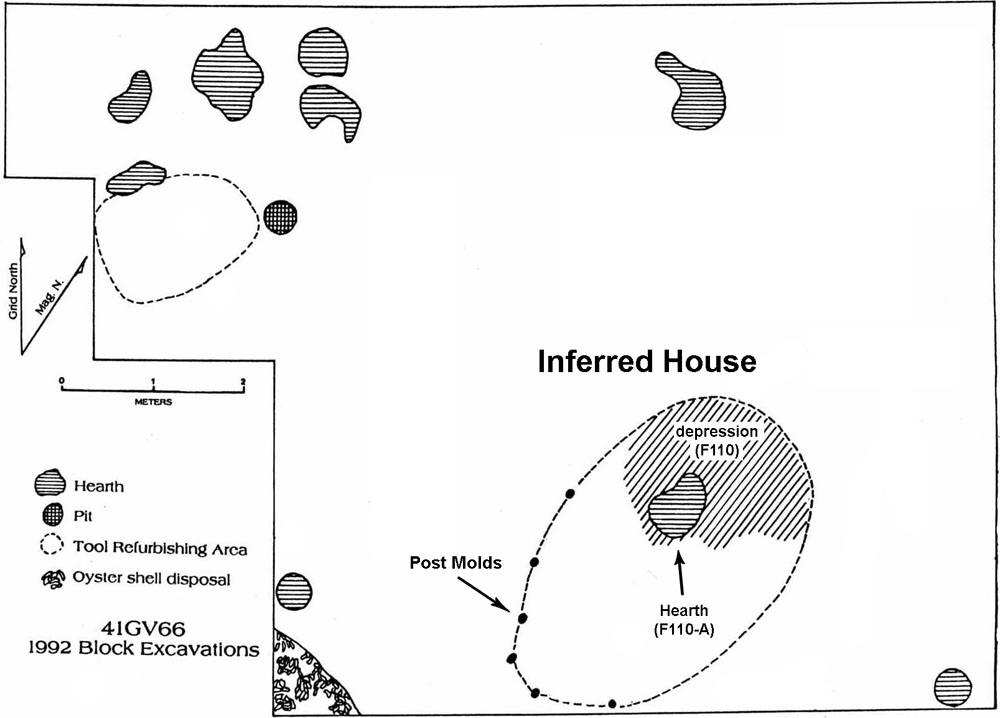 Image of plan of the Block Excavation area.