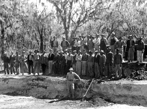 photo of William Duffen and his WPA crew