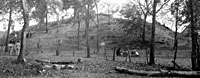 WPA excavations on mound at Hatchel site. Photo from TARL archives.