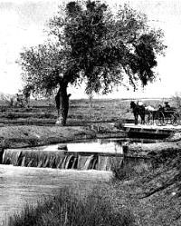 irrigation canal, photographed by Thomas K. Dodsen in 1907