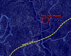 map of route of Trammel’s Trace,