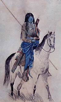 painting of Apache
