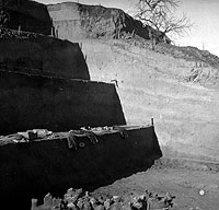 Photo of 1939 excavation along the Colorado River
