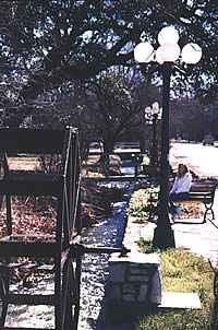 surviving portion of the presidio's acequia