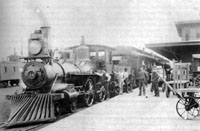 Photo of 1880s train