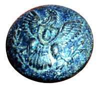 A U.S. Cavalry button.