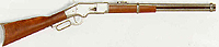 A model 1866 Winchester rifle.