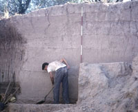 photograph of the excavation